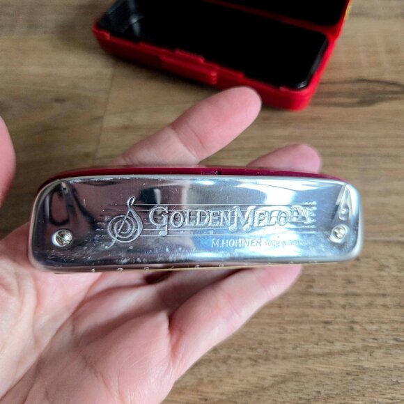 Hohner Golden Melody harmonica made in Germanyin original box. Key C - Picture 7 of 12